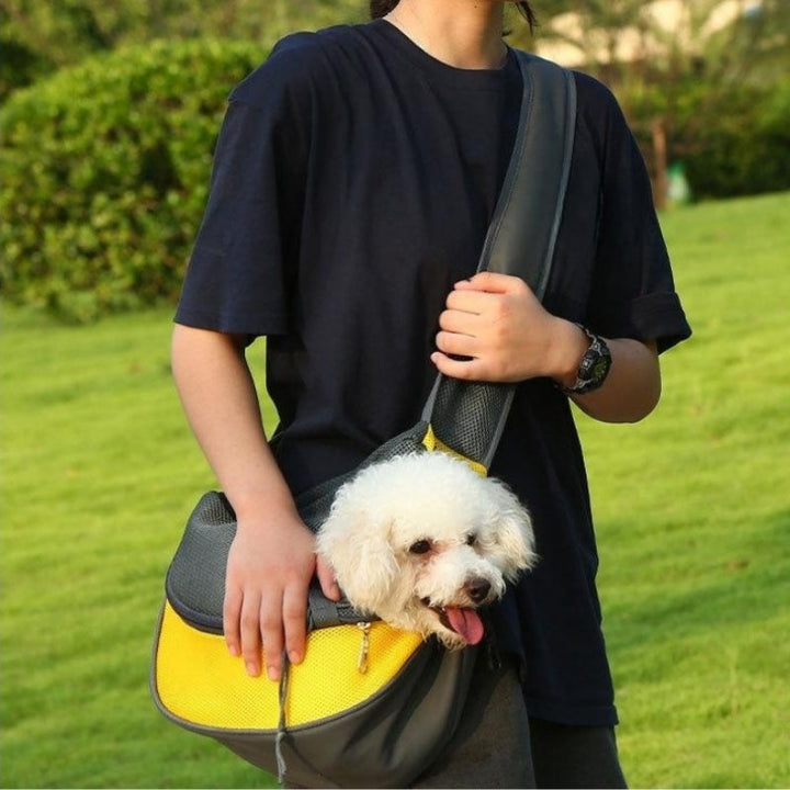 Discover the Ultimate Comfort with the Mesh Oxford Pet Shoulder Carrier
