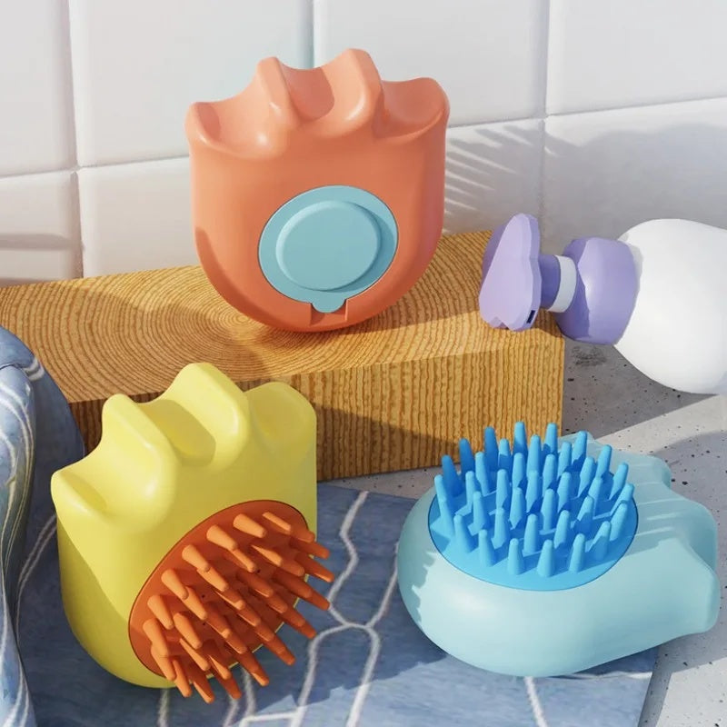 Pamper Your Pup with the Pet Bath Massage Brush!